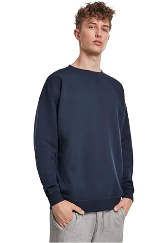 Urban Classics Herren Sweat Crewneck Pullover,, per pack Blau (Midnight 01641), X-Small (Herstellergröße: XS) von Urban Classics