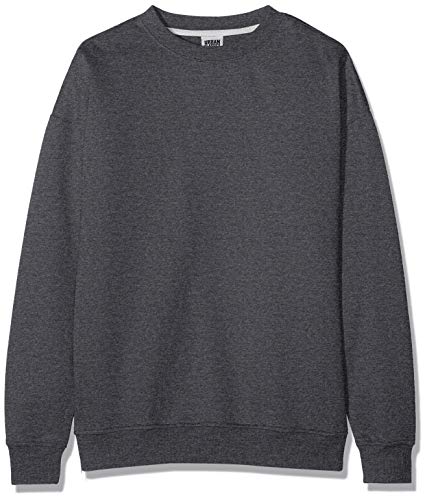 Urban Classics Herren Sweat Crewneck Pullover, Grau (Charcoal 00091), Medium (Herstellergröße: M) von Urban Classics