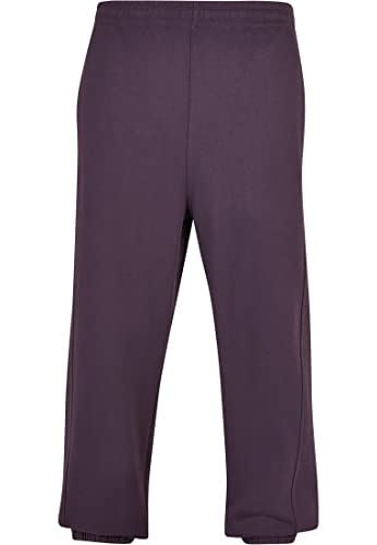Urban Classics Herren Trainingshose Sweatpants, Jogginghose für Männer, Straight Leg, Reißverschlüsse an den Beinabschlüssen, XS, purplenight von Urban Classics