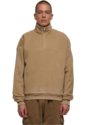 Urban Classics Herren TB5932-Basic Polar Fleece Troyer Sweatshirt, warmsand, L Urban Classics Herren TB5932-Basic Polar Fleece Troyer Sweatshirt, warmsand, L von Urban Classics