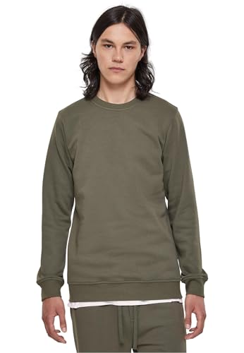 Urban Classics Herren TB2391-Basic Terry Crew Sweatshirt, Olive, 3XL von Urban Classics