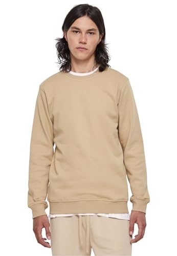 Urban Classics Herren TB2391-Basic Terry Crew Sweatshirt, unionbeige, 3XL von Urban Classics