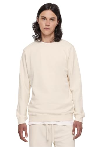 Urban Classics Herren TB2391-Basic Terry Crew Sweatshirt, whitesand, XL von Urban Classics