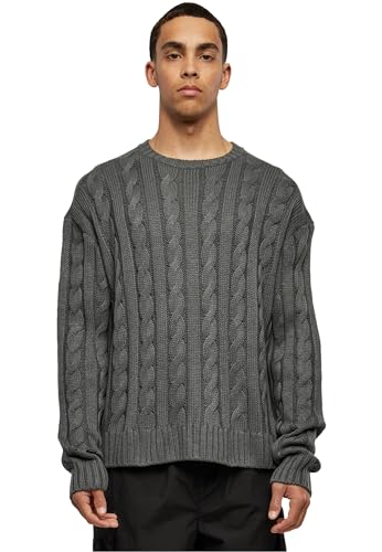 Urban Classics Herren TB5512-Boxy Sweater Sweatshirt, darkshadow, M von Urban Classics