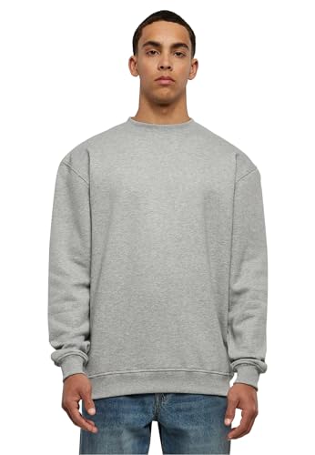 Urban Classics Herren Sweatshirt Crewneck Fleece-Sweatshirt, lässiges Sweatshirt für Männer, Loose Fit, erhältlich in vielen Farbvarianten, Größen S-5XL von Urban Classics