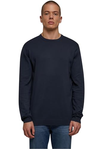 Urban Classics Herren TB6361-Knitted Crewneck Sweater Sweatshirt, Navy, 4XL von Urban Classics