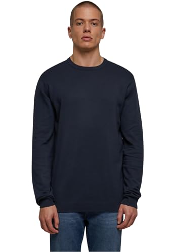 Urban Classics Herren TB6361-Knitted Crewneck Sweater Sweatshirt, Navy, 5XL von Urban Classics