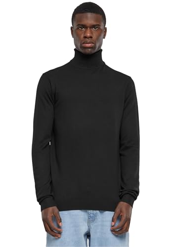 Urban Classics Herren TB6360-Knitted Turtleneck Sweater Sweatshirt, Black, M von Urban Classics