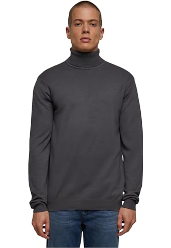 Urban Classics Herren TB6360-Knitted Turtleneck Sweater Sweatshirt, Darkgrey, L von Urban Classics