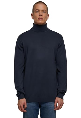 Urban Classics Herren TB6360-Knitted Turtleneck Sweater Sweatshirt, Navy, 4XL von Urban Classics