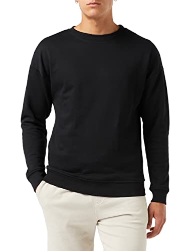 Urban Classics Herren Crewneck Sweatshirt, Black (Black 7), S EU von Urban Classics