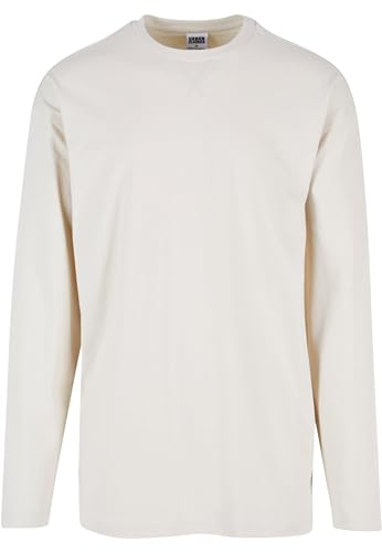 Urban Classics Herren TB6372-Oversized Open Edge Longsleeve T-Shirt, Sand, 4XL von Urban Classics