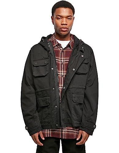 Urban Classics Cotton Field Jacket Black M von Urban Classics