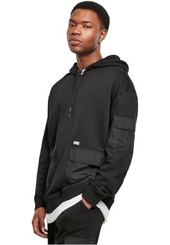 Urban Classics Commuter Hoody, Black, L von Urban Classics