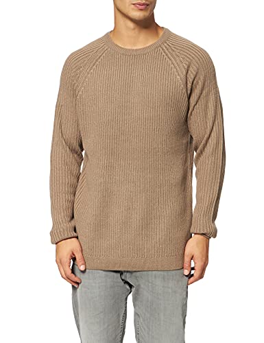 Urban Classics Herren Sweatshirt Ribbed Raglan Sweater darkkhaki S von Urban Classics