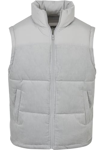 Urban Classics Herren TB4693-Cord Vest Weste, lightasphalt, L von Urban Classics