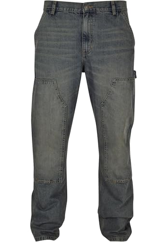 Urban Classics Herren Hose Double Knee Jeans 2000 Washed 36 von Urban Classics
