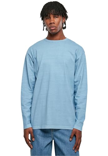 Urban Classics Herren T-Shirt Heavy Oversized Garment Dye Longsleeve horizonblue XL von Urban Classics