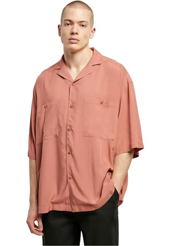 Urban Classics Herren TB6236-Oversized Resort Shirt Hemd, Terracotta, XXL von Urban Classics