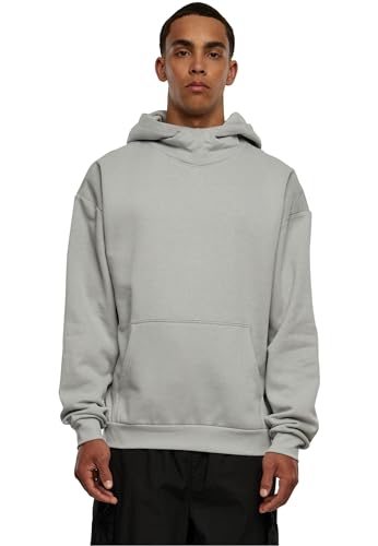 Urban Classics Herren TB6315-High Neck Hoody Kapuzenpullover, lightasphalt, 5XL von Urban Classics