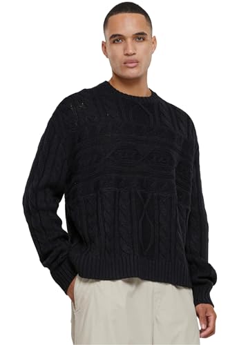 Urban Classics Herren TB6338-Set In Boxy Sweater Sweatshirt, Black, XL Urban Classics Herren TB6338-Set In Boxy Sweater Sweatshirt, Black, XL von Urban Classics