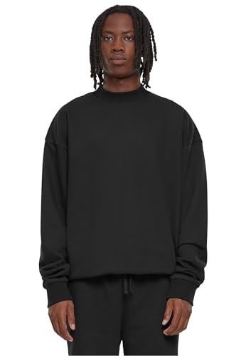 Urban Classics Herren Sweatshirt Light Terry Crew, lässiger Pullover für Männer, Rundhalsausschnitt, Oversized Fit von Urban Classics