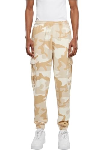Urban Classics Herren Sweatpants Wide Camo Cargo Sweatpants, Tapered Camo Jogginghose für Männer, Regular Fit, Größen S - 5XL von Urban Classics
