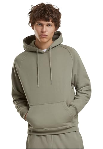 Urban Classics Herren Kapuzenpullover Blank Hoody, klassischer Hoodie für Männer, Loose Fit, L, palegreen von Urban Classics