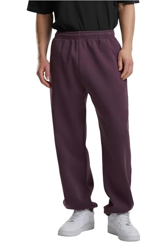 Urban Classics Fluffy Sweatpants plumpurple, L von Urban Classics