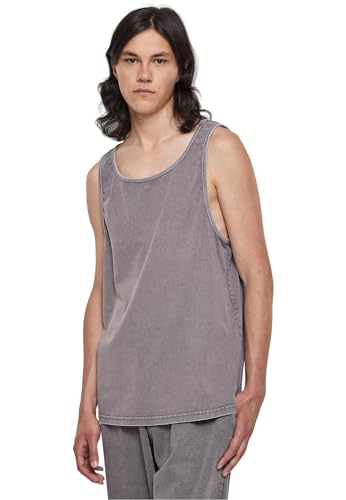 Urban Classics Herren TB6222-Heavy Oversized Acid Wash Tank Unterhemd, Asphalt, 3XL von Urban Classics