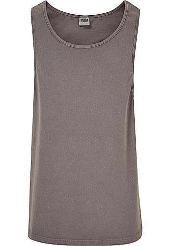 Urban Classics Herren TB6222-Heavy Oversized Acid Wash Tank Unterhemd, Asphalt, 4XL von Urban Classics