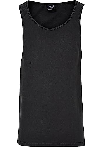 Urban Classics Herren TB6222-Heavy Oversized Acid Wash Tank Unterhemd, Black, 3XL von Urban Classics