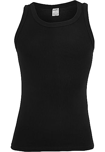 Urban Classics TB066 Herren Regular Fit Top Mens Tanktop TB066, Einfarbig, Gr. XX-Large, Schwarz (black 7) von Urban Classics