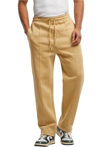 Urban Classics Herren Trainingshose Fluffy Pintuck Trackpants, lässige Herren Sporthose mit Kordelzug, Regular Fit, Größen S - 5XL von Urban Classics
