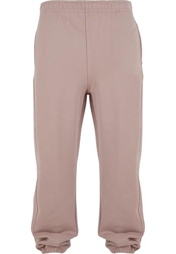 Urban Classics Herren Trainingshose Sweatpants, Jogginghose für Männer, Straight Leg, Reißverschlüsse an den Beinabschlüssen, XL, duskrose von Urban Classics