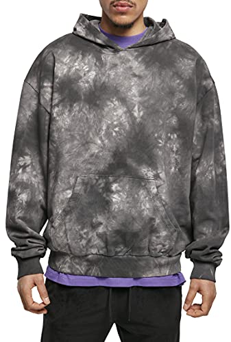 Urban Classics Herren TB4501-Tye Dyed Hoody Kapuzenpullover, Blackbird, M von Urban Classics