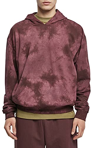 Urban Classics Herren Tye Dyed Hoody Kapuzenpullover, Cherry, L von Urban Classics