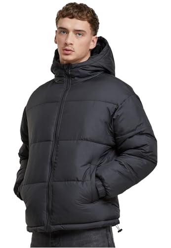 Urban Classics Basic Jacket with Hood Black, L von Urban Classics
