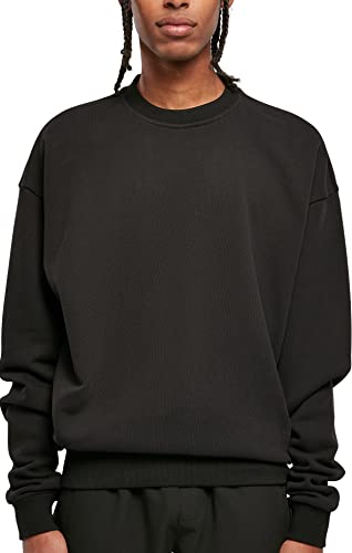 Urban Classics Herren Ultra Heavy Crew Sweatshirt, black, 3XL von Urban Classics