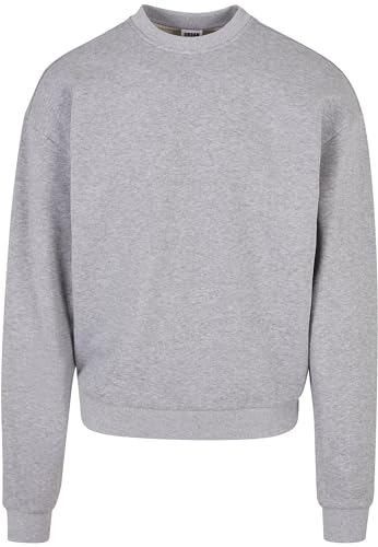 Urban Classics Herren Ultra Heavy Crew Sweatshirt, grey, 5XL von Urban Classics