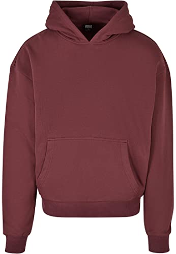 Urban Classics Herren TB4925-Ultra Heavy Hoody Kapuzenpullover, Cherry, L von Urban Classics