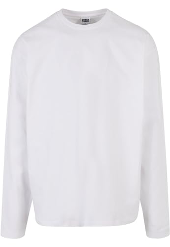 Urban Classics Herren Ultra Heavy Oversized Longsleeve T-Shirt, White, 4XL von Urban Classics