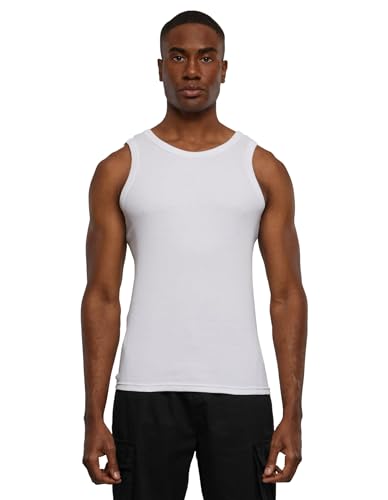 Urban Classics Herren Unterhemd, Weiß (white 220), M von Urban Classics