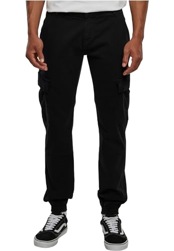 Urban Classics Herren Washed Cargo Twill Jogging Pants Black, 31 von Urban Classics