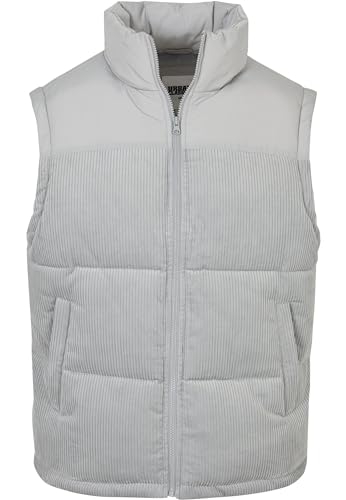 Urban Classics Herren Weste Cord Vest lightasphalt 3XL von Urban Classics