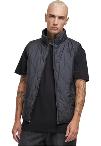 Urban Classics Men's TB7012-Mens Super Light Bubble Vest Westen, Black, 4XL von Urban Classics