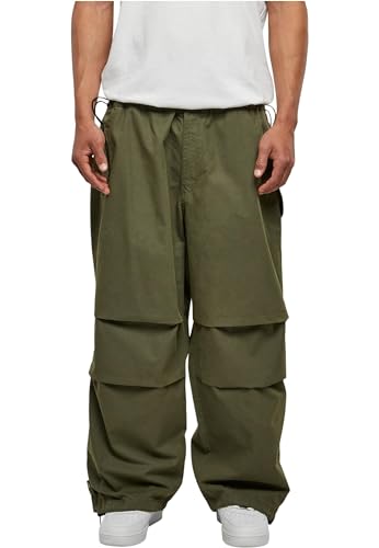 Urban Classics Herren Wide Cargo Pants Hose, Olive, 5XL von Urban Classics