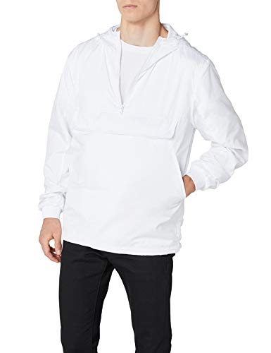 Urban Classics Herren Pullover Basic TB2100, Einfarbig, Gr. Small (Herstellergröße: S), Weiß (White 00220) von Urban Classics