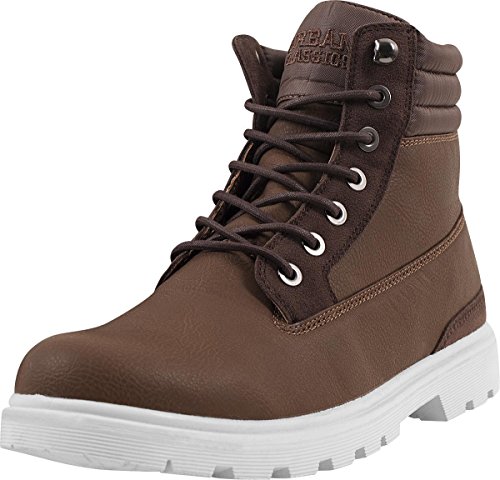 Urban Classics Herren Winter Chukka Boots, Brown/Darkbrown von Urban Classics