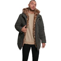 Urban Classics Herren Winterjacke Hooded Faux Fur Parka von Urban Classics